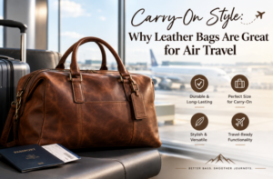 Carry-On Style: Why Leather Bags Are Great for Air Travel