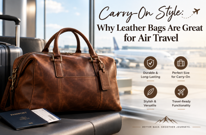 Carry-On Style: Why Leather Bags Are Great for Air Travel